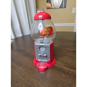 Vintage Jelly Belly Coin Operated Candy Dispenser 9” Tall